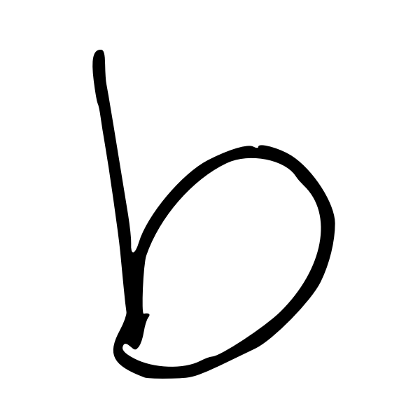 SVG Letter B
