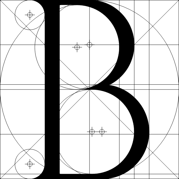 SVG Letter B