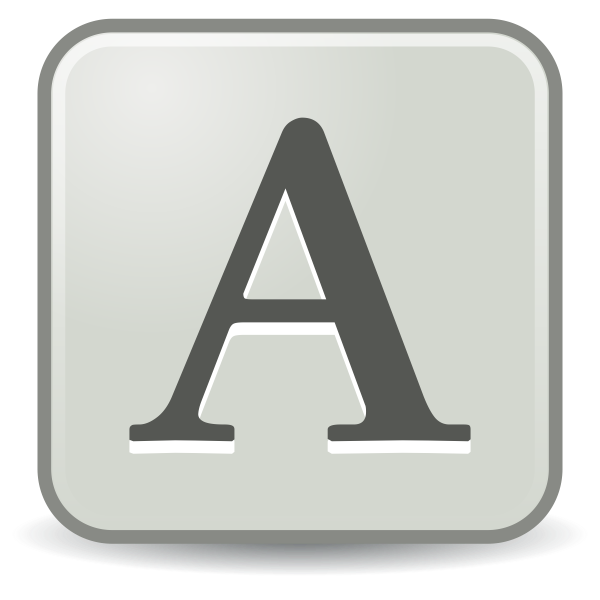 SVG Letter font
