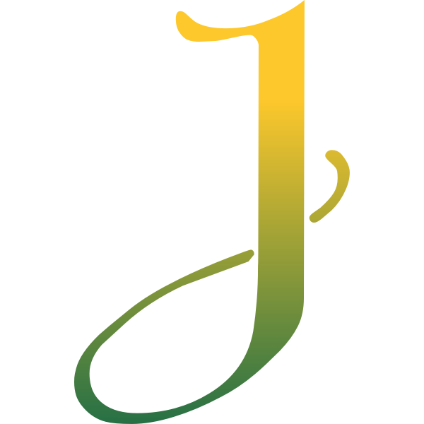 SVG Letter L in green and yellow