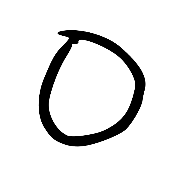 SVG Letter O or Zero