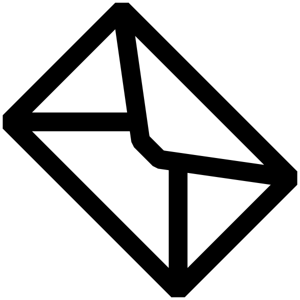 SVG Letter vector icon