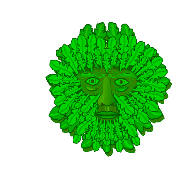 SVG Lettuce man