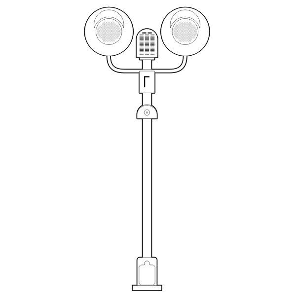 SVG Level crossing outline
