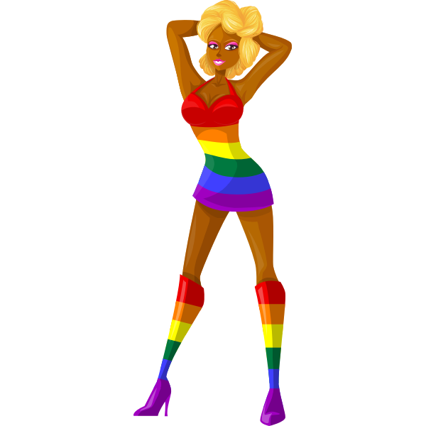 SVG LGBT exotic dancer