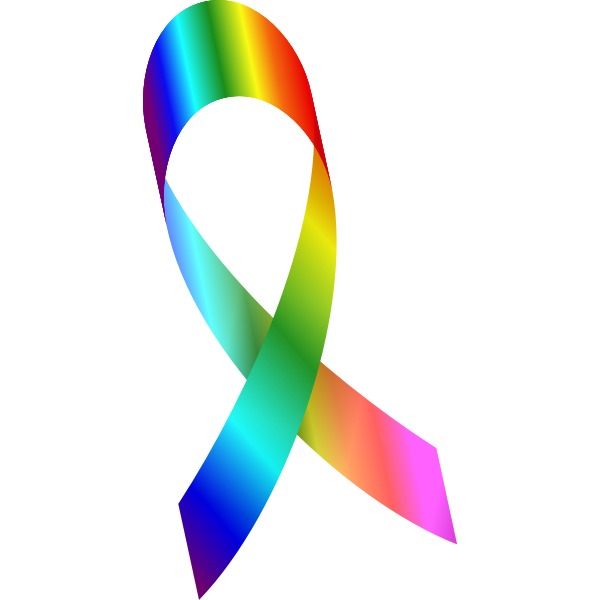 SVG LGBT ribbon symbol
