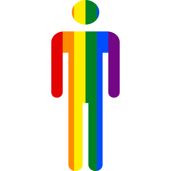 SVG LGTB Stick Person