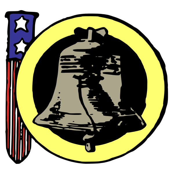 SVG Liberty Bell vector image