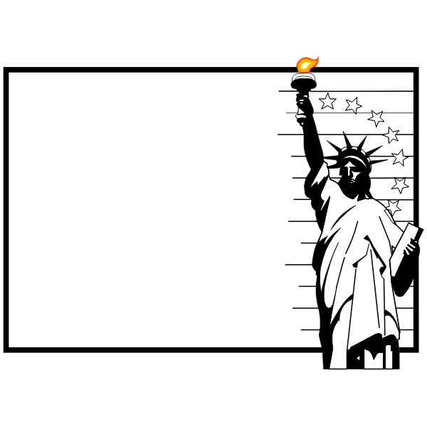 SVG Liberty frame