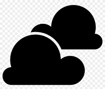 Svg Library Library Two Black Stormy Symbol - Black Clouds Shapes