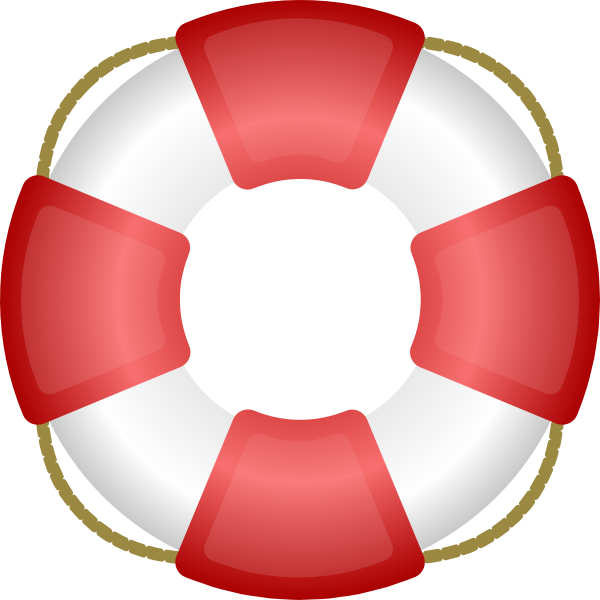 SVG Life saver vector icon