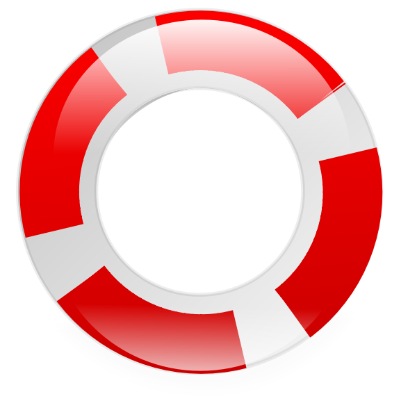 SVG Life saving ring vector image