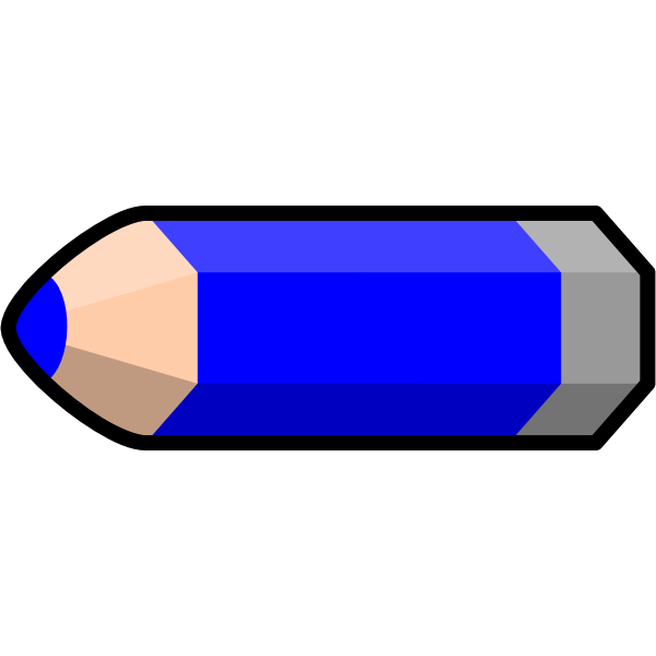 SVG Light blue pencil