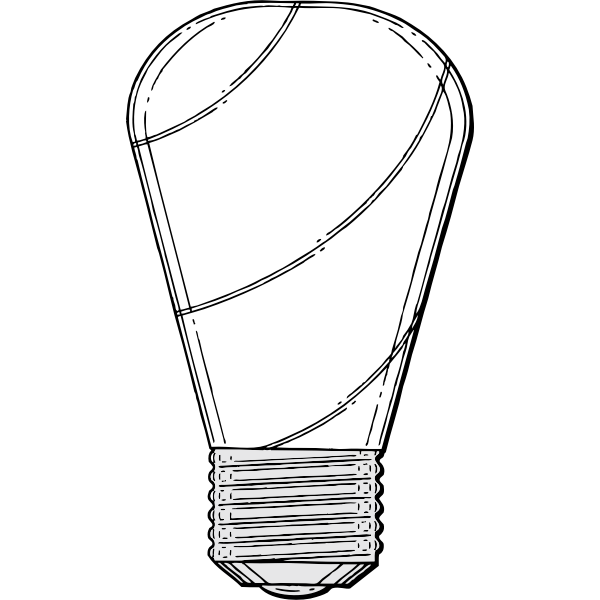SVG light bulb