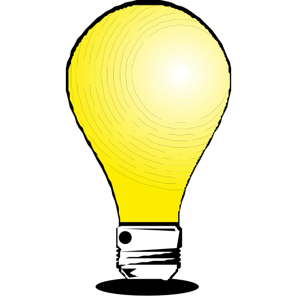SVG Light bulb