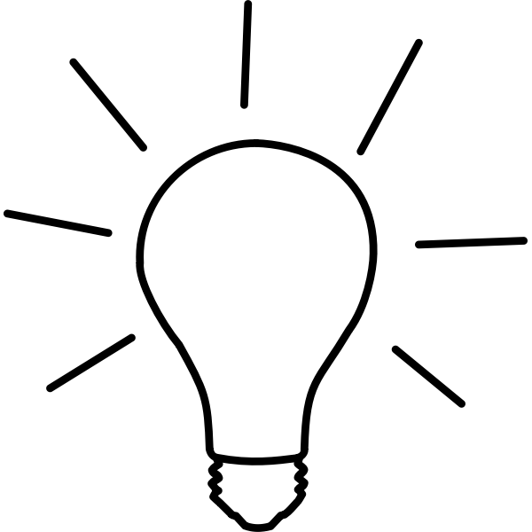 SVG Light bulb
