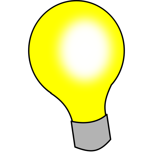 SVG Light bulb