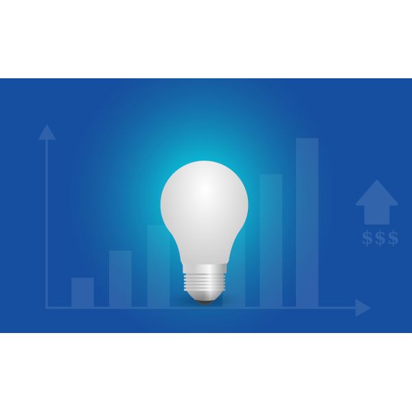 SVG Light bulb illustration