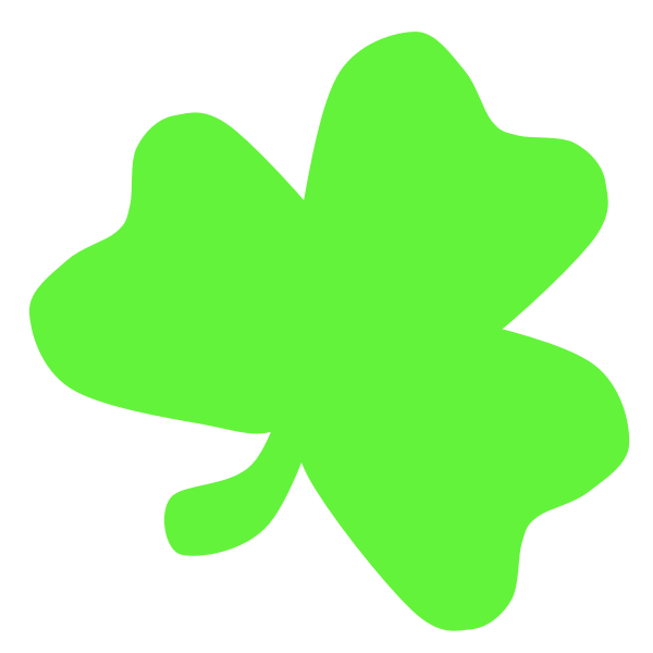 SVG Light Green Shamrock