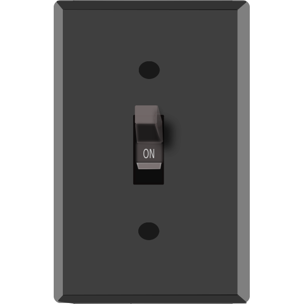 SVG Light switch on
