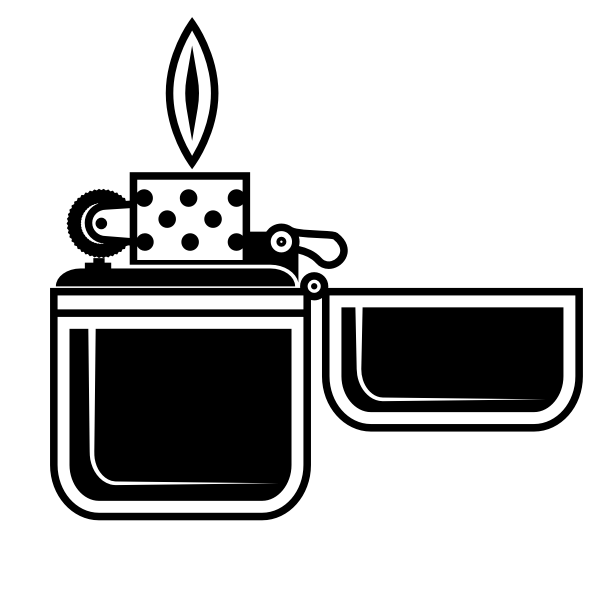 SVG Lighter silhouette