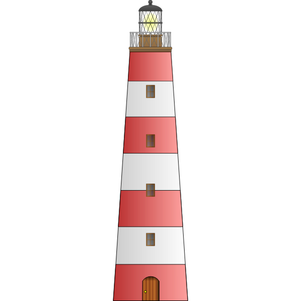 SVG Lighthouse vector image
