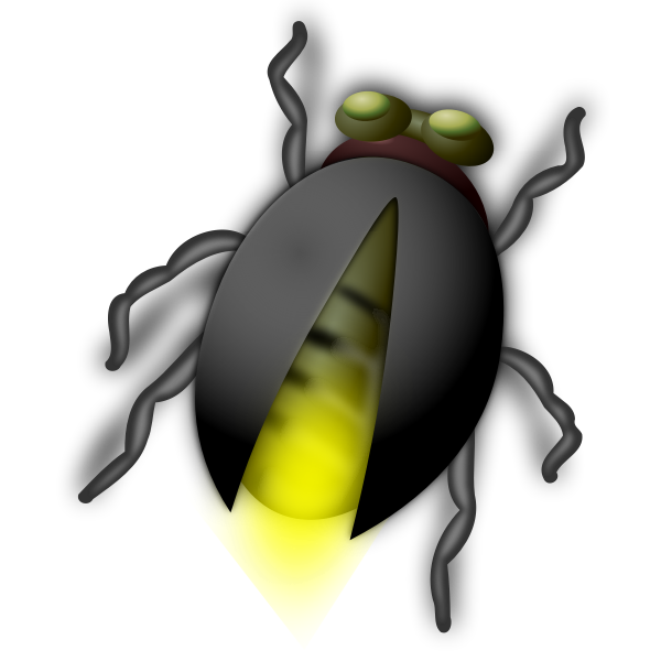 SVG Lightning bug