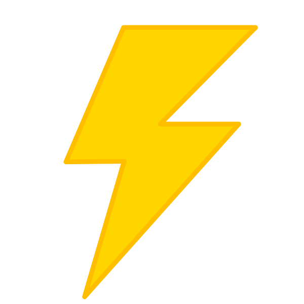 SVG Lightning symbol vector image