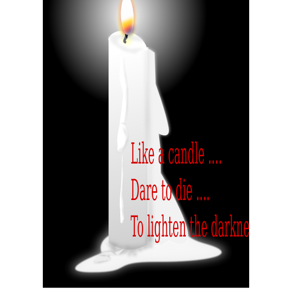 SVG Lilin A candle