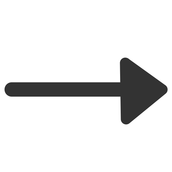 SVG Line arrow end icon