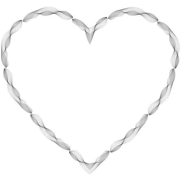 SVG Line Art Heart