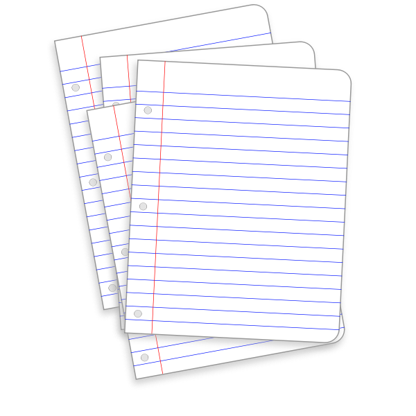 SVG Lined pages vector image
