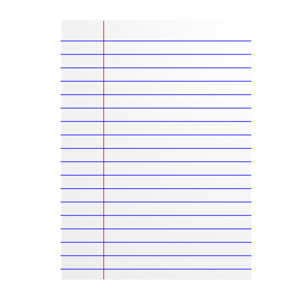 SVG Lined paper icon vector image