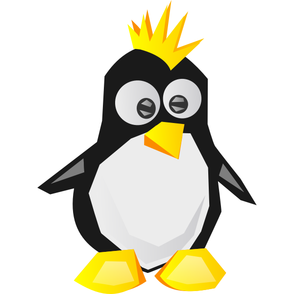 SVG Linux logo vector image