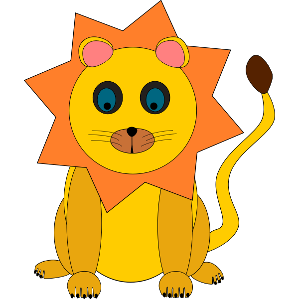 SVG lion