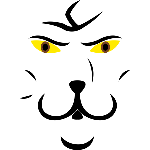 SVG Lion face