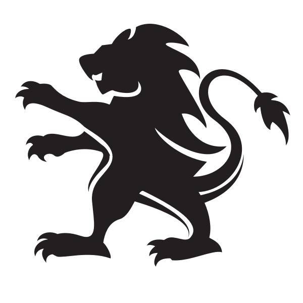 SVG Lion outline silhouette