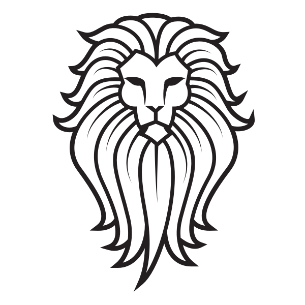 SVG Lion silhouette clip art