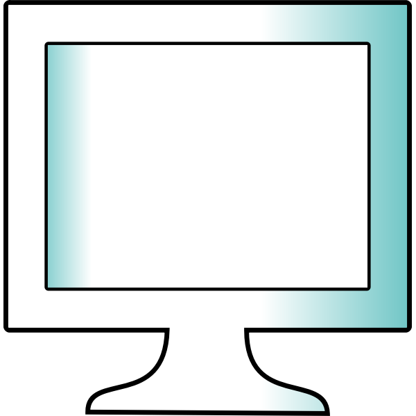 SVG Liquid-crystal display vector image