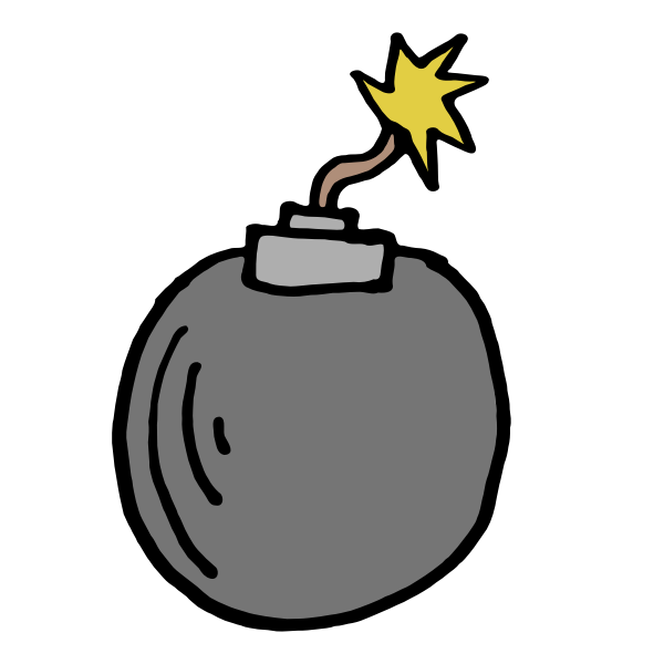 SVG Lit Bomb