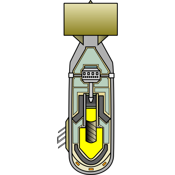 SVG Little Boy - atomic bomb