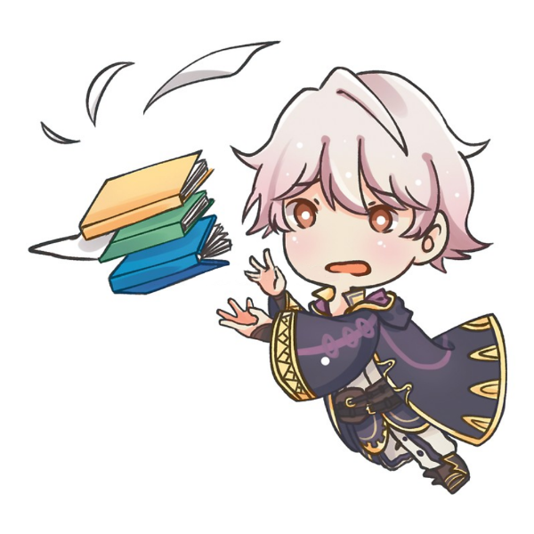 SVG Little Boy tripping over with books