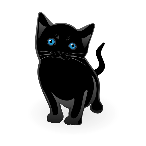 SVG Little cat vector