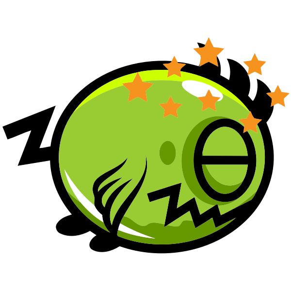 SVG Little green bird