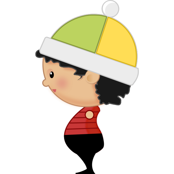 SVG Little kid039s profile