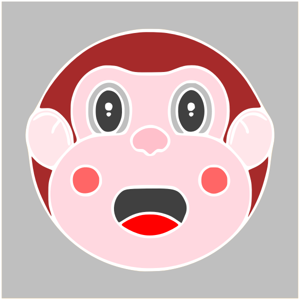 SVG Little monkey