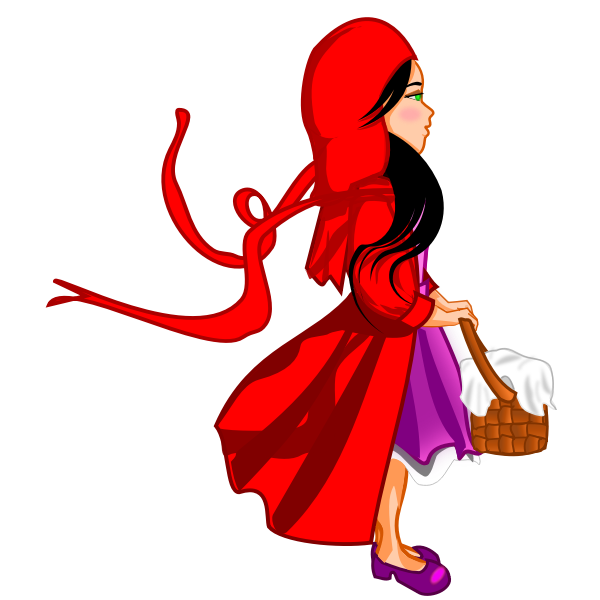 SVG Little Red Ridding Hood