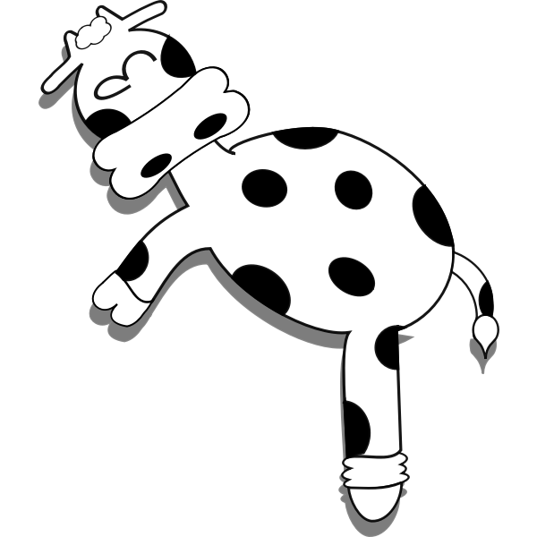 SVG Little spotty sheep vector drawing