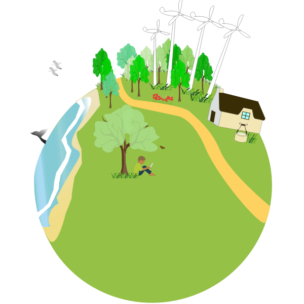 SVG living Earth