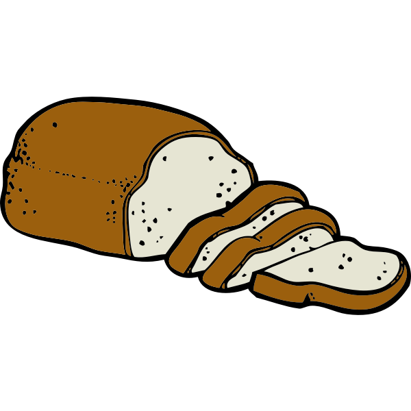 SVG Loaf of bread vector